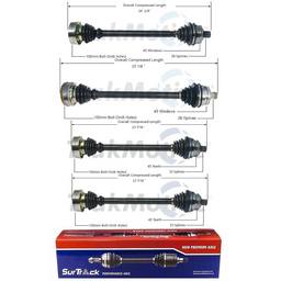 Audi CV Axle Shaft Kit - Front and Rear 8D0407454X - Aftermarket 3991407KIT